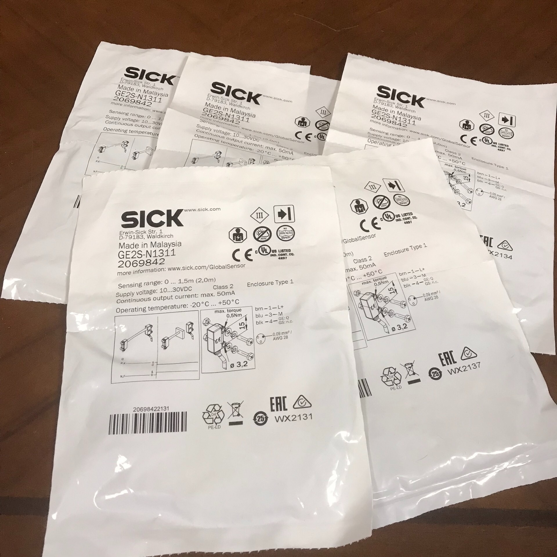 询价~SICK西克 GE2S-N1311 光电开关传感器