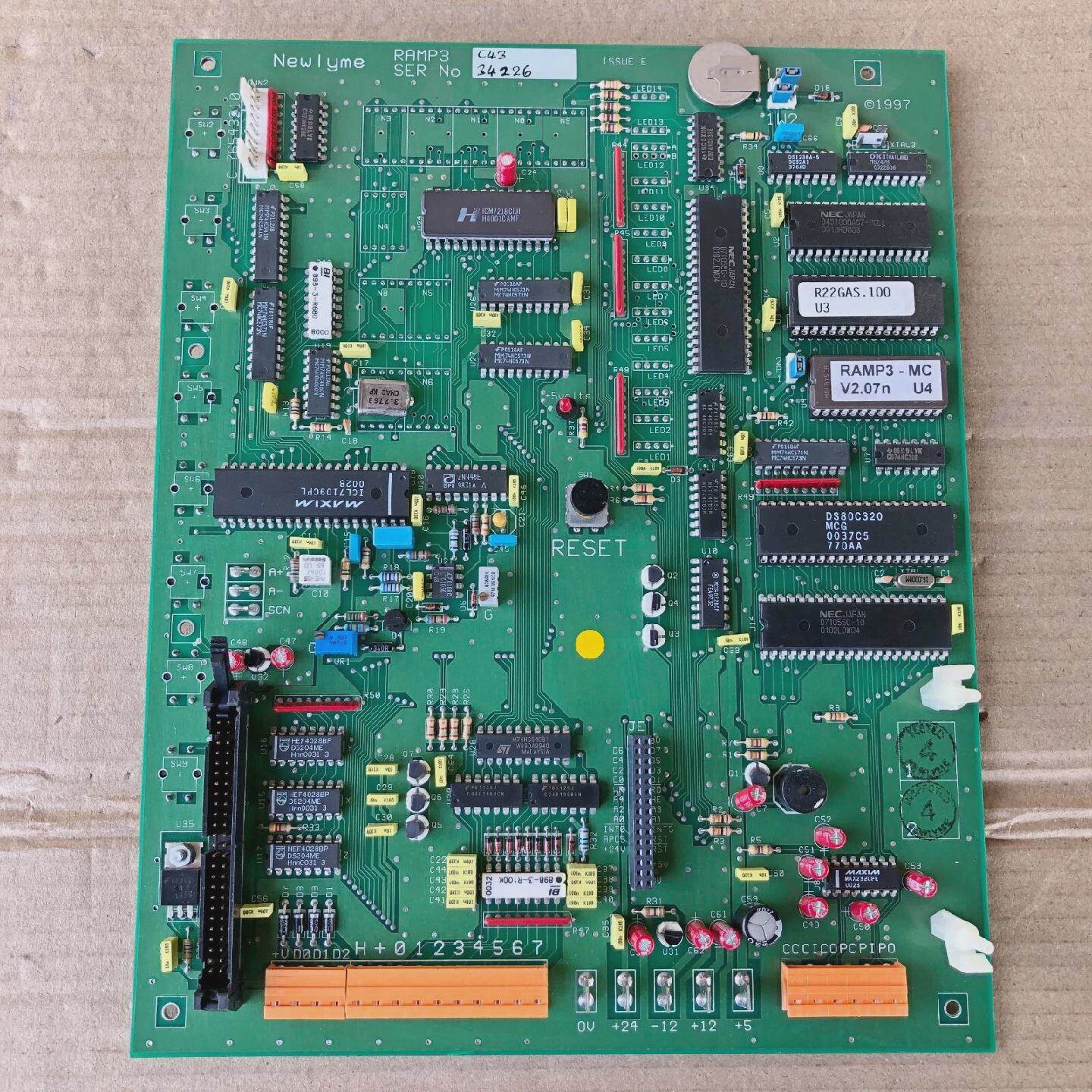 NEWLYME RAMP3C43 GAS DETECTION SYSTEM PCB CARD RAMP3C43 4