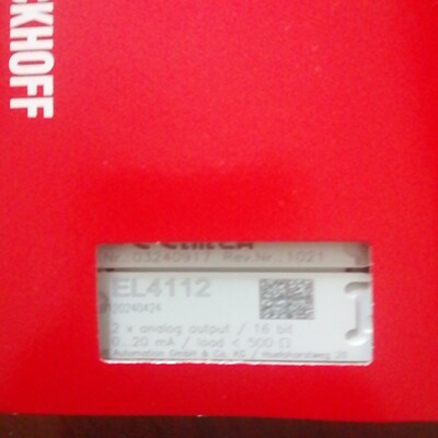 倍福全新正品模块EL4112,需要的联系