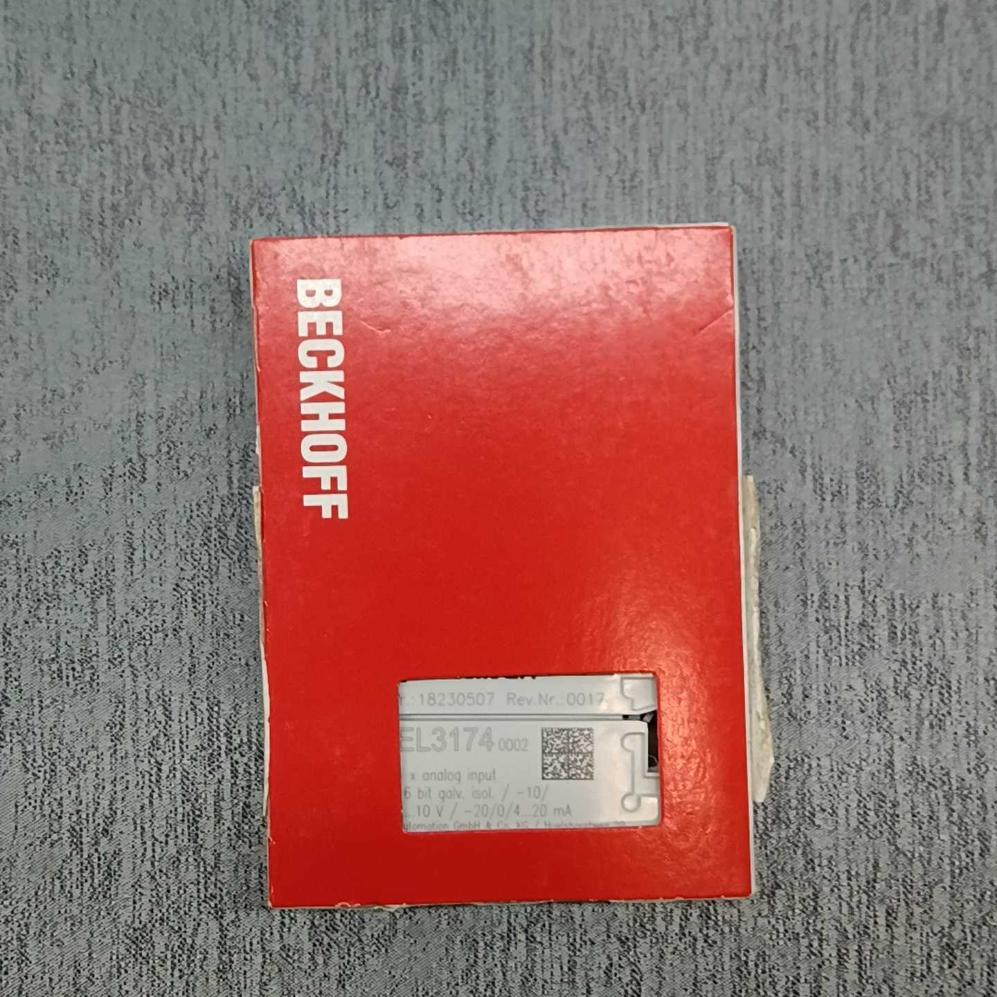 询价倍福EL3174-0002全新原装正品，1x模拟输入，支持6