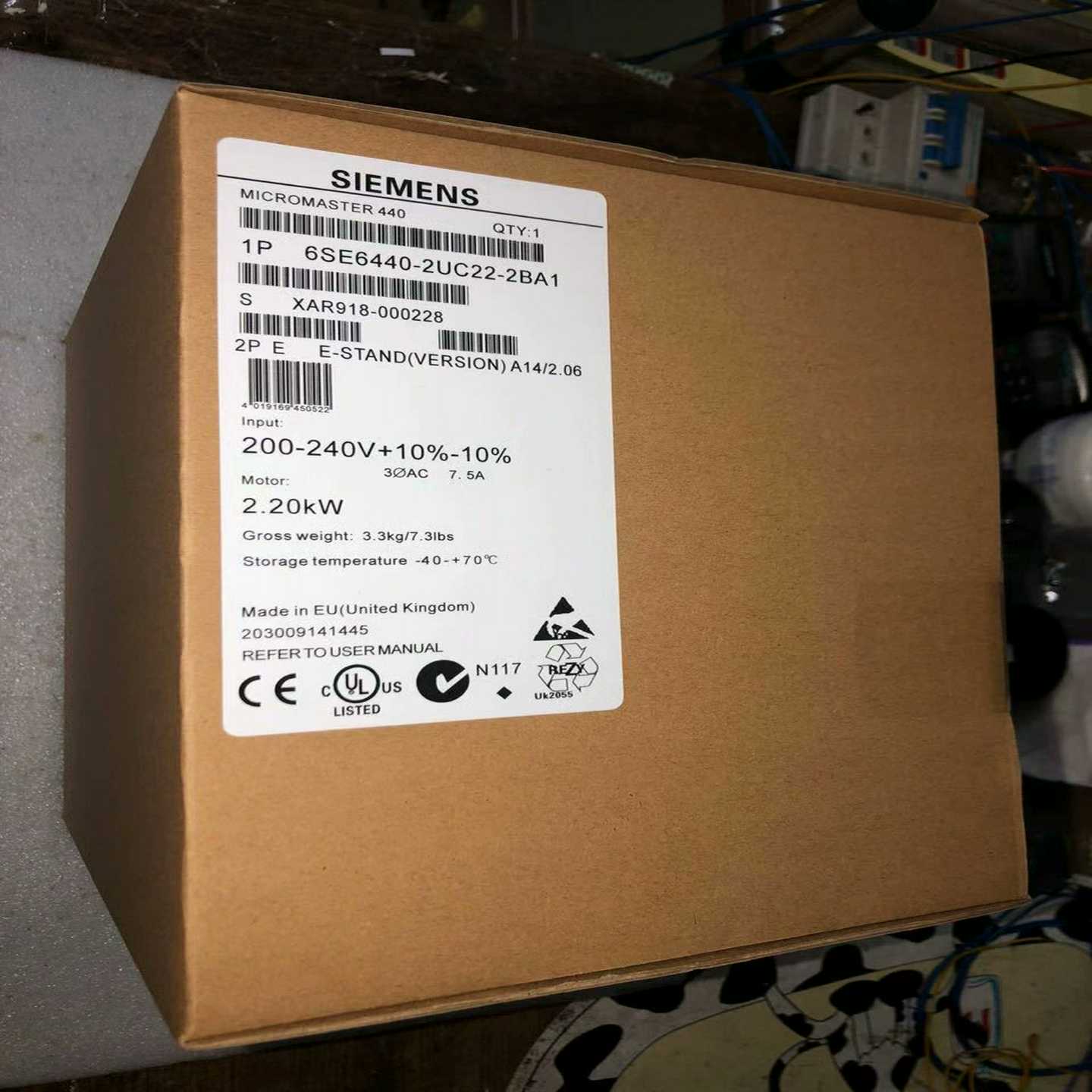 变频器6SE6440-2UC22-2ba1议价询价