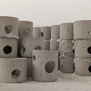 井壁砖模块砖管道壁砖井砌块混凝土模块砖模块检查井弧形井壁砖