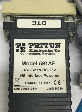 Patton591AF-RS-232toRS-232HSInterfacePoweredOptical