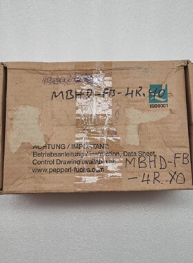 Pepperlfuchs Fieldbus CarteMre MBHDFB4R.YO Puissance Moyeu E