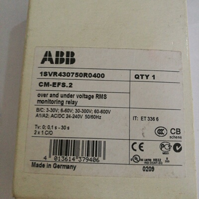 议价ABB继电器 1SVR430750R0400 CM-EFS.2 现货 品质保证