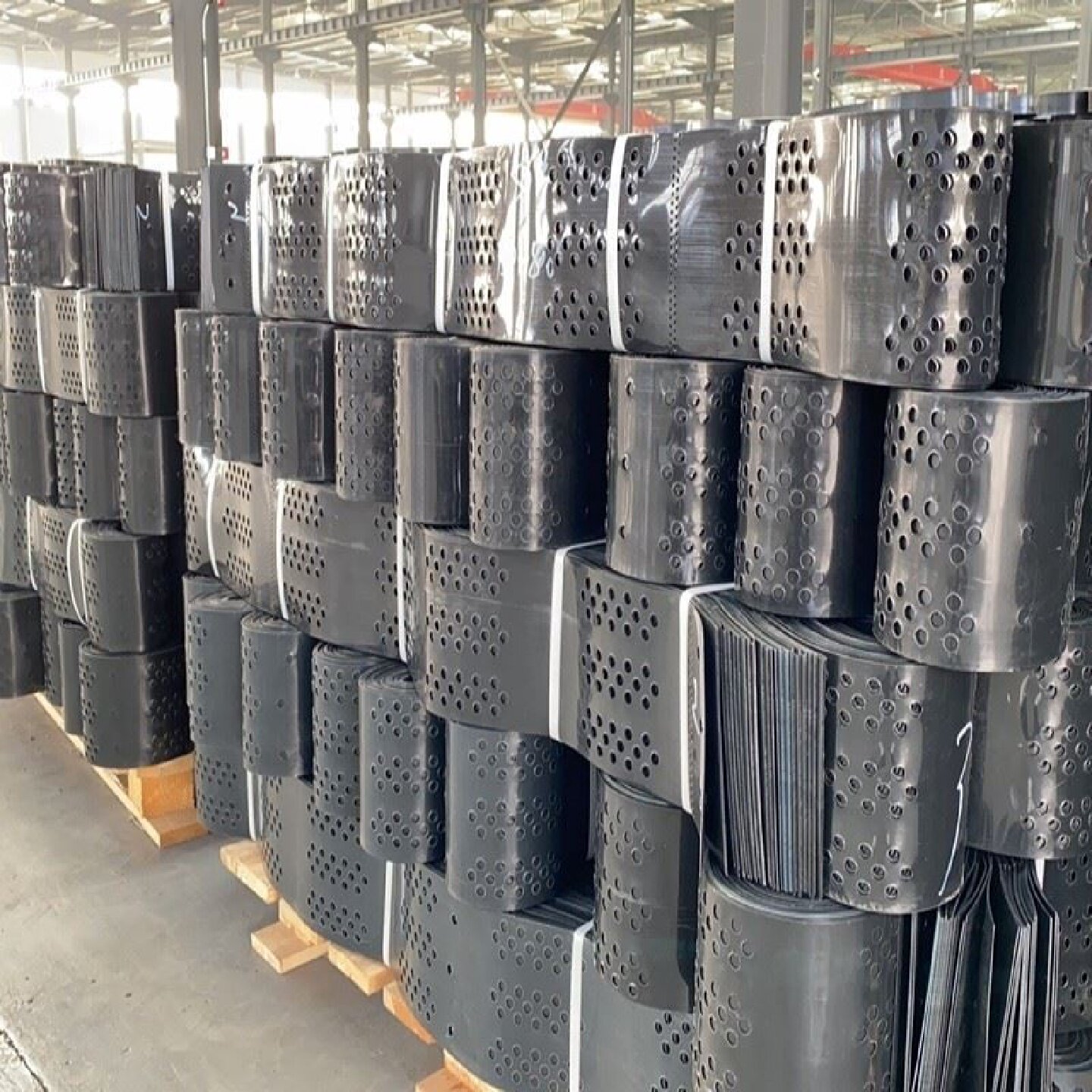 蜂巢土工格室带排水孔土工格网地基处理边坡防护高强格室植草网格