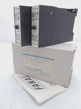 2xFanalSR-VALSRVAL220VAC/24VUC3-60sec.Aussch.Verz.Rel