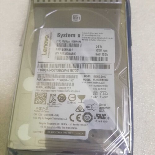 配件M4M5X6伺服器硬碟00NA49600NA4972TSAS7.2K2.5寸议价
