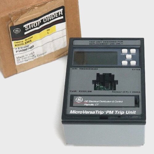 NEW GENERAL ELECTRIC K220LSMR MICROVERSATRIP PM TRIP UNIT K2