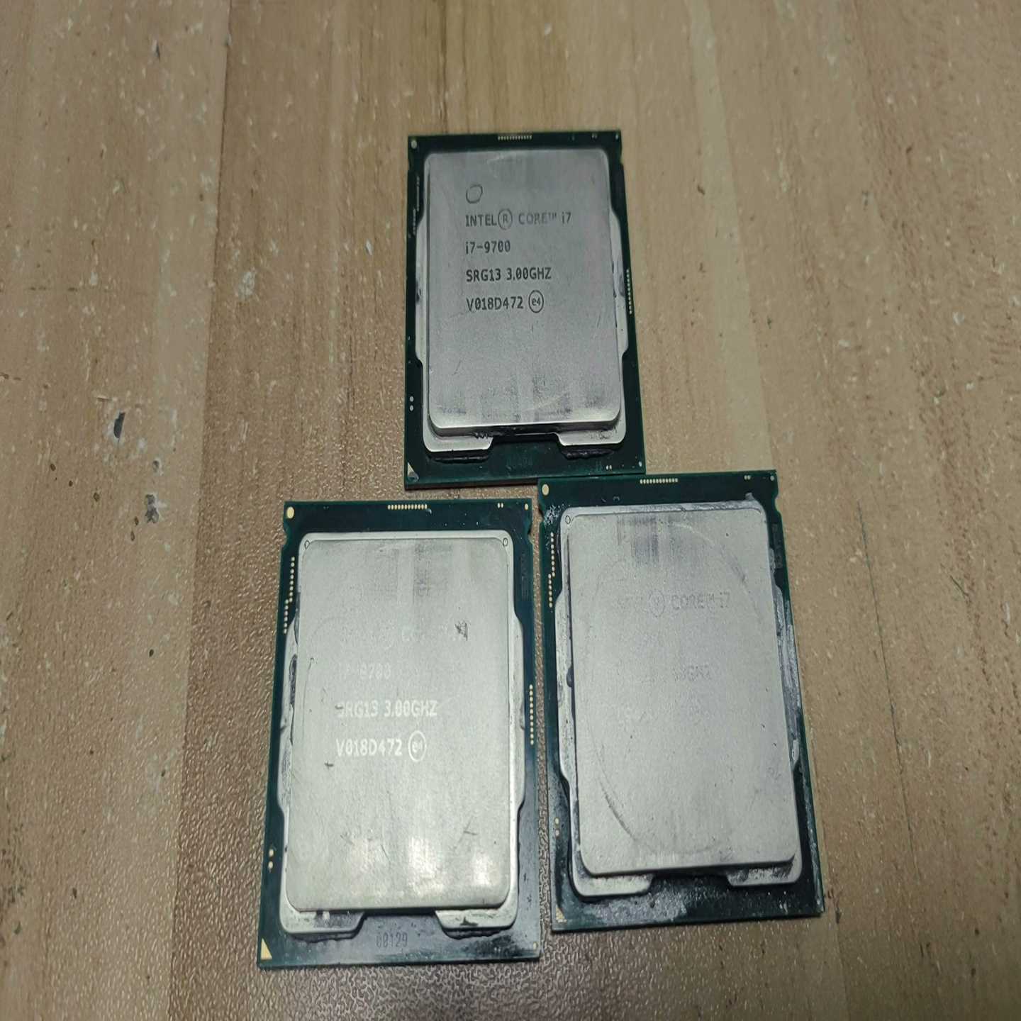 （议价）i79700CPU散片6个如图实拍，表面磨图片