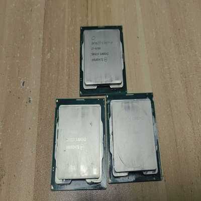 （议价）i79700CPU散片6个如图实拍，表面磨