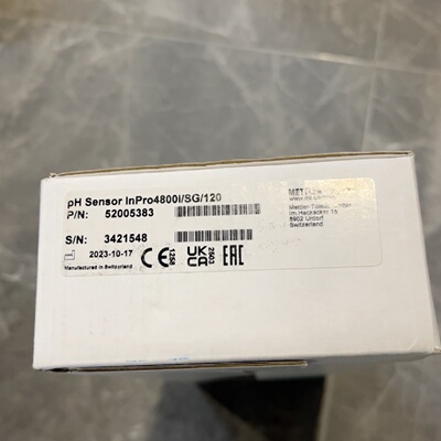 全新瑞士原装梅特勒TOLEDOpH传感器InPro4800-议价
