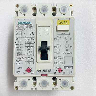 断路器3VF3111-1BQ47-0AA03VF3询价
