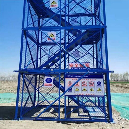建筑安全梯笼工地防护爬梯桥梁墩柱盖梁平台施工安全梯笼箱体梯笼
