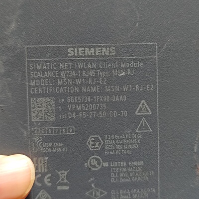 议价西门子SIMATIC NET WLAN Client Mod