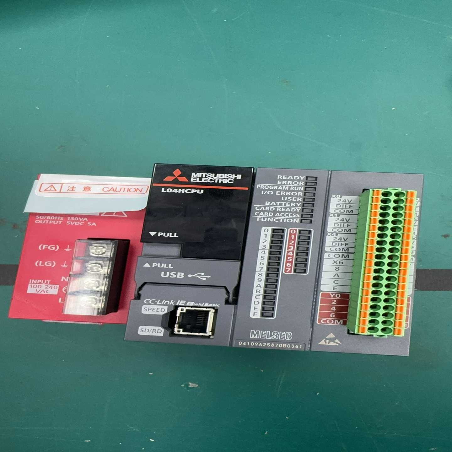 询价三菱L04HCPU工业级PLC控制器,带USB接口和CC