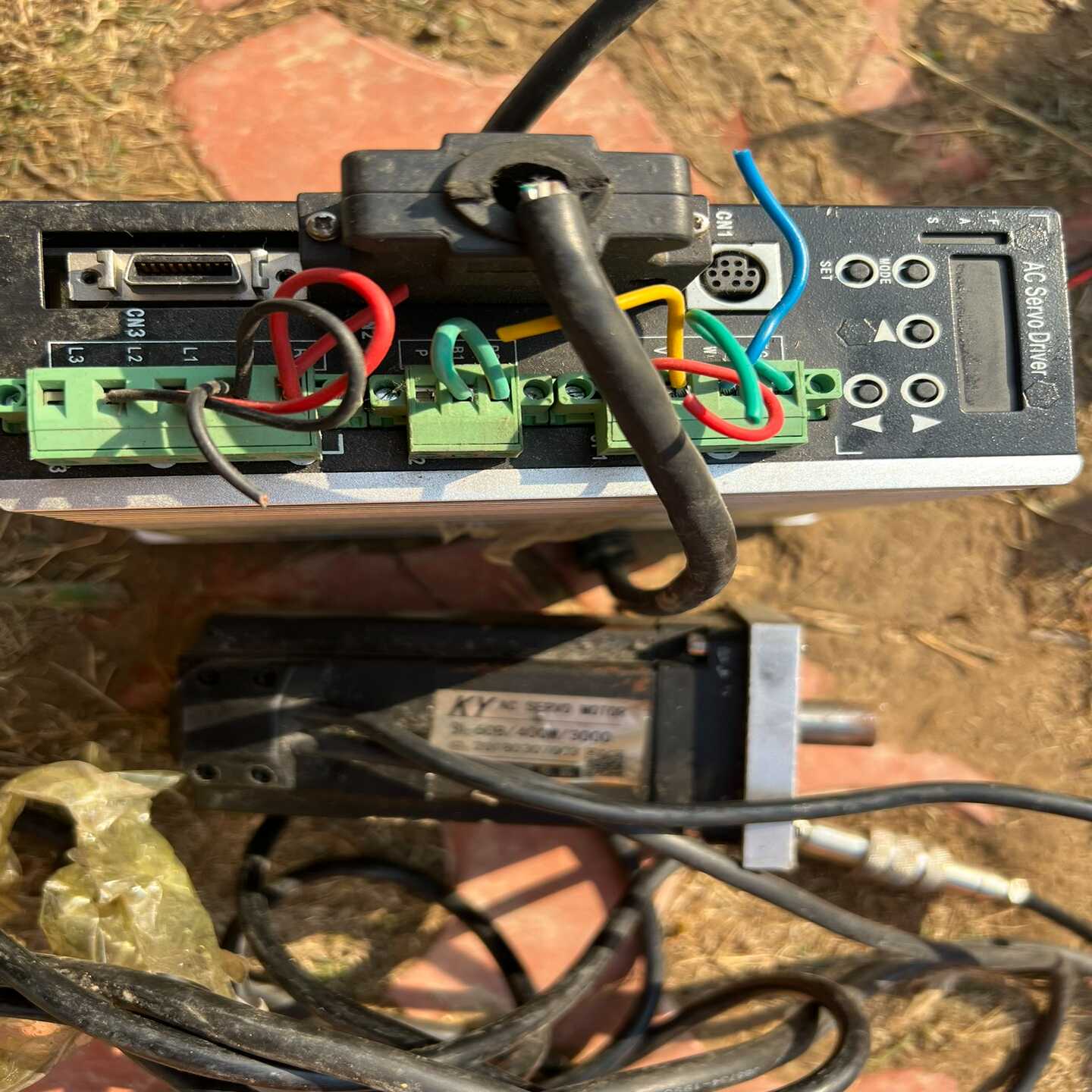 珠海科宇伺服ASCE-4030E2-N，电机如图，二手折机，-议价