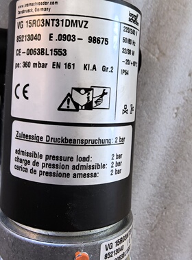 霍科德燃气电磁阀型号VG15R03NT31DMVZ全新议价