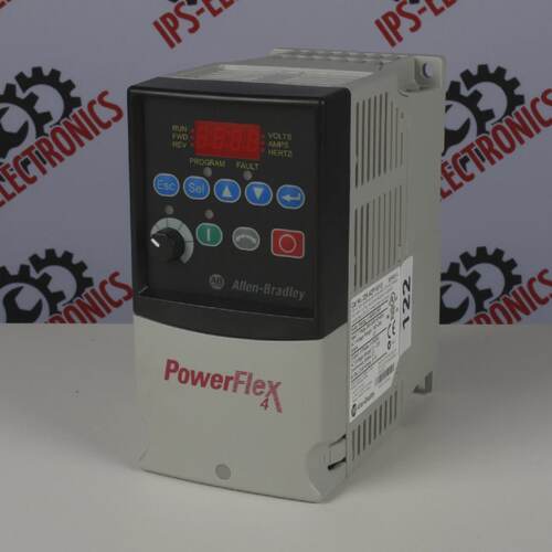 ALLEN BRADLEY POWERFLEX 22AA2P1N113 122 INVERTER  6 months w