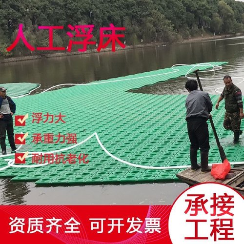 生态浮岛生物人工浮床水上植物种植人工浮岛河道改善水质绿化景观