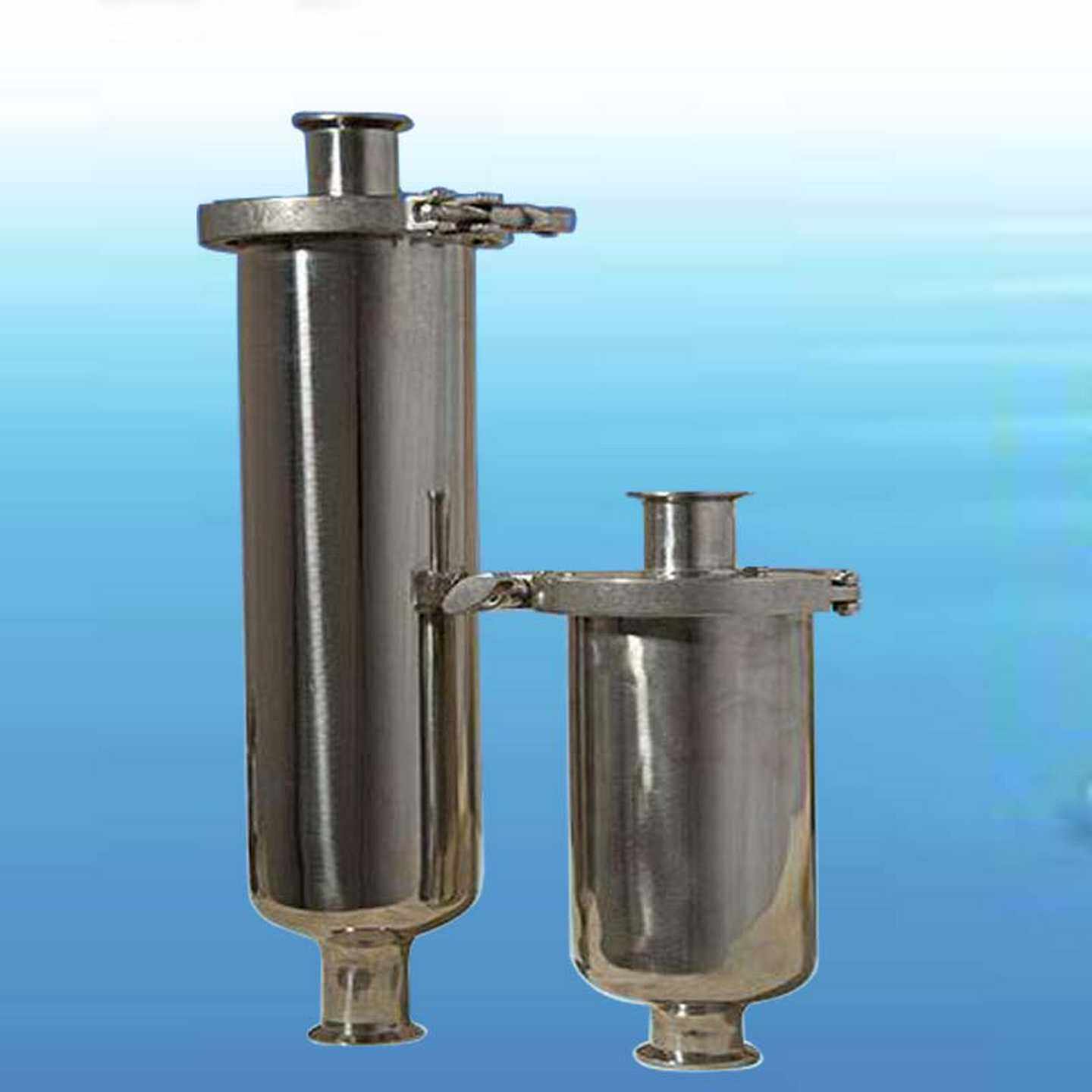 新品304316不锈钢滤网滤芯过滤器卫生级快装夹头直通空气净化器