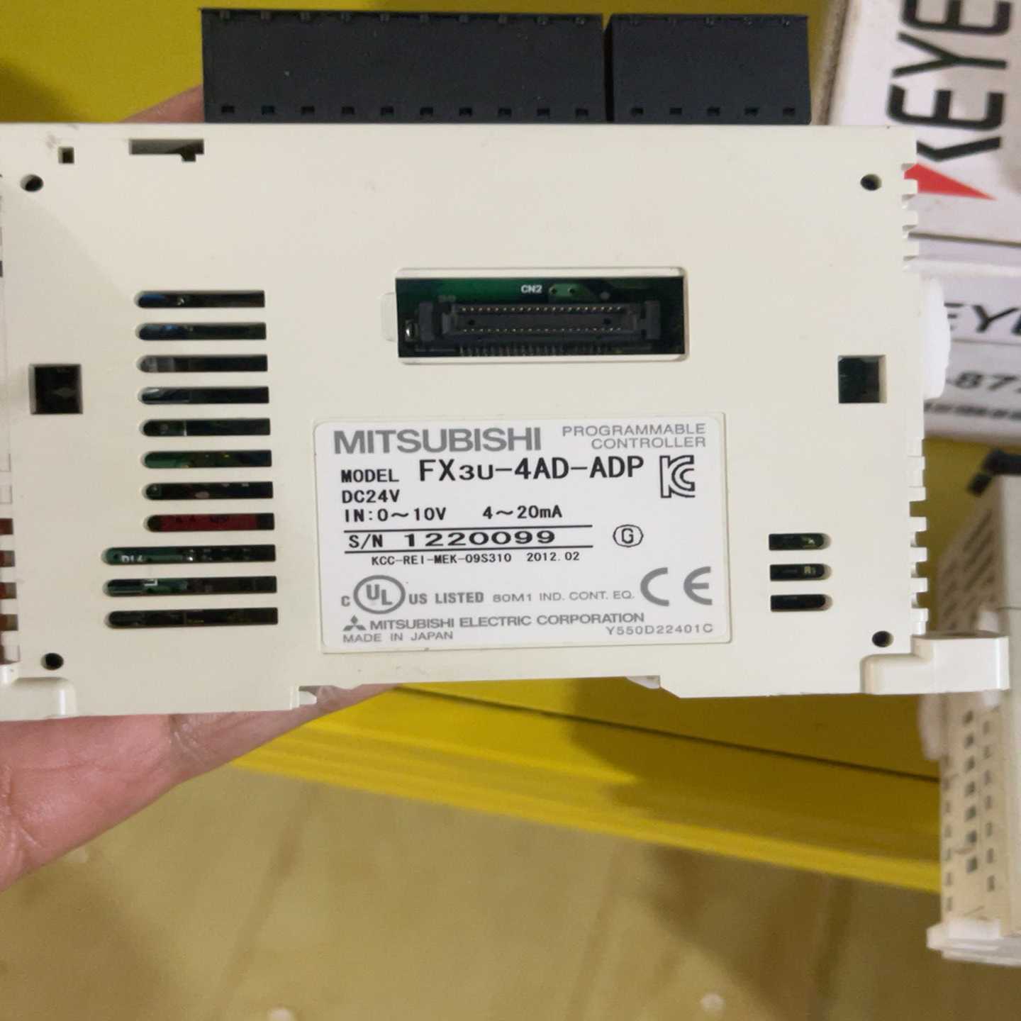 三菱FX3U-4AD-ADP模拟量输入模块，日本原装正品，D~议价