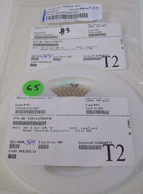 KEMET T491A475K010 CAP SOILD SMD 10V 4.7uF 10 A 379PCS  NEW