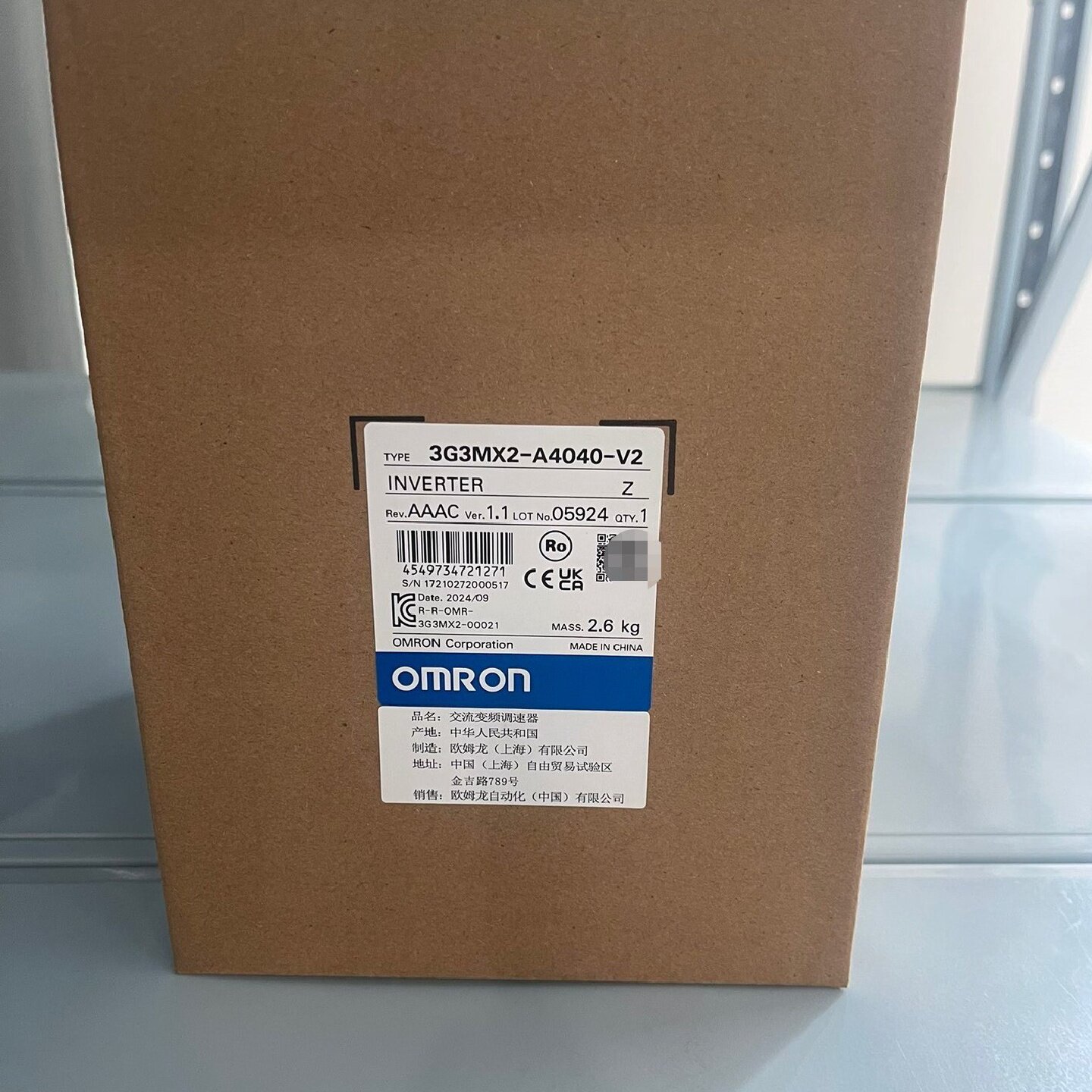 3G3MX2-A4040-V2欧姆龙 原装正品,仓库余货,低议价