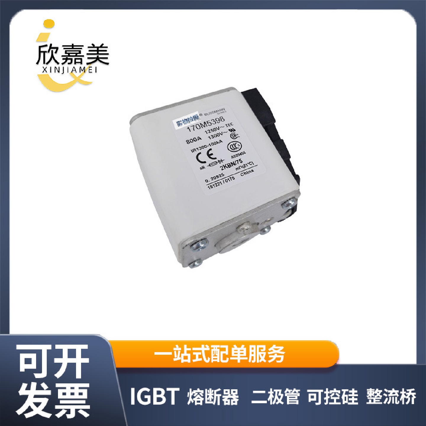 170M5248170M5388170M5398低压快速熔断器电子元器件库存充足