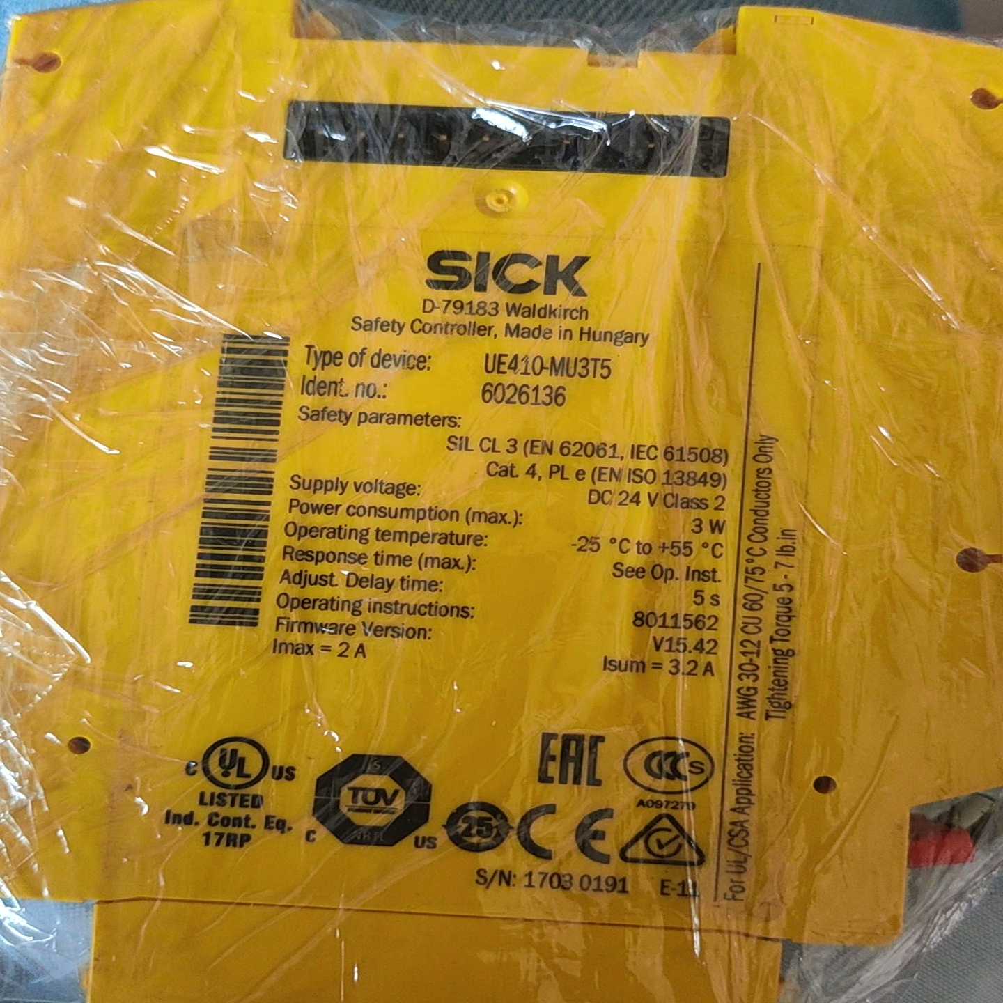 新SICK西克-6026136UE410-MU3T5询价