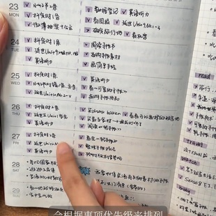 2026年日程本日历计划本每日日程计划计划表周计划工作日程本