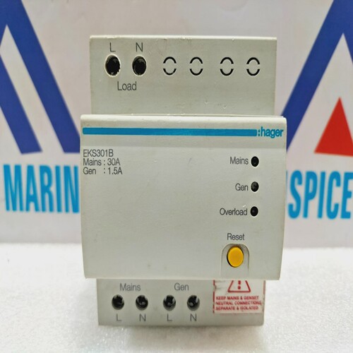 HagerEKS301BSPN自动转换开关1.5A限制器