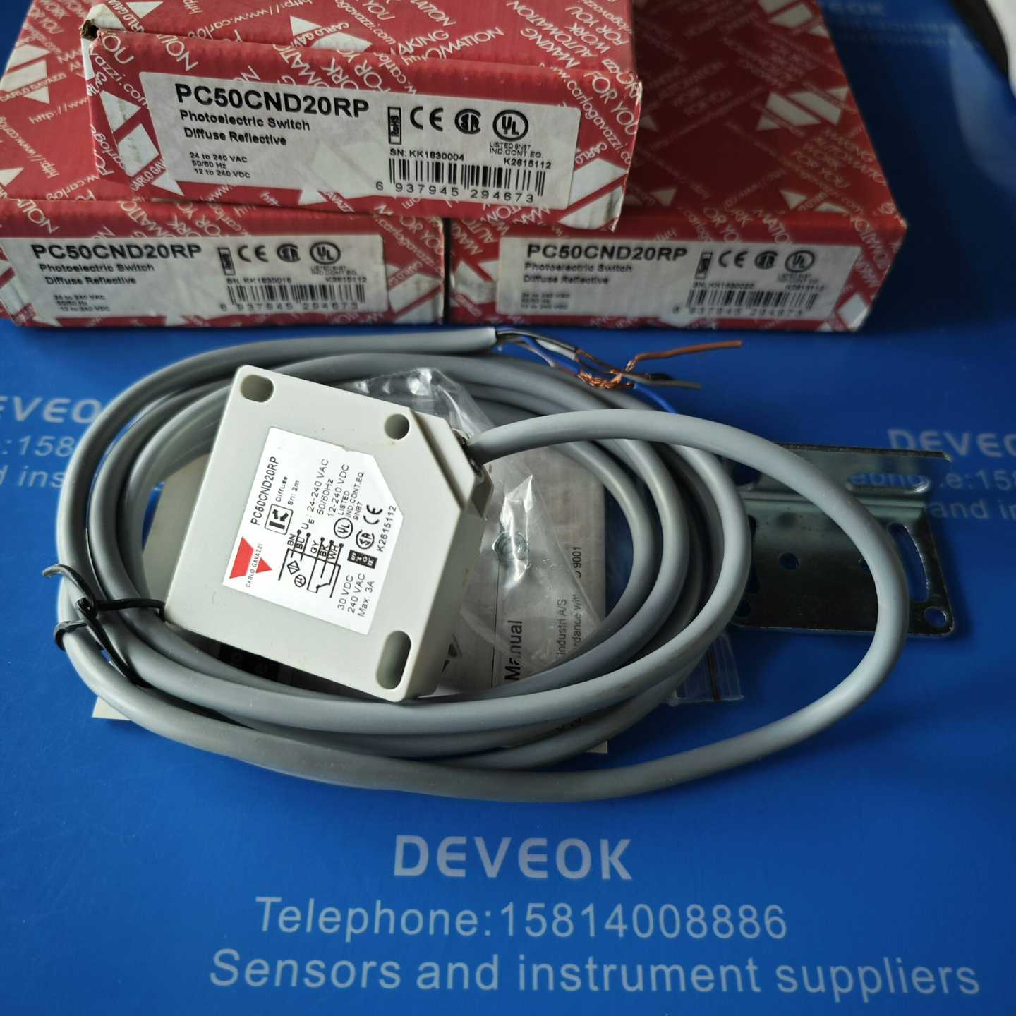 询价Carlogavazzi瑞士佳乐方型光电开关PC50CND