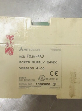 议价模块型号FX2N4AD实物拍摄成色如图拆议价