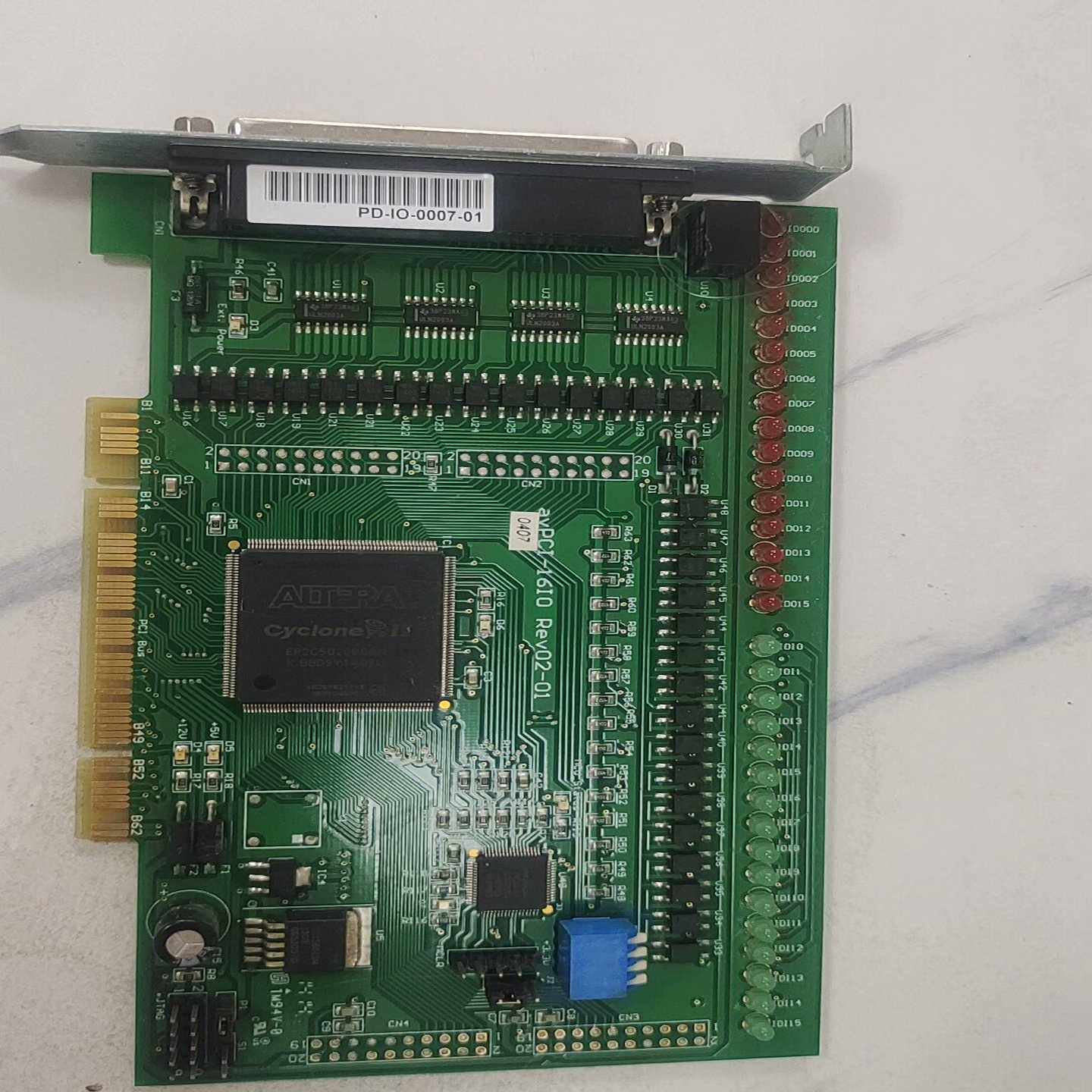 PCI-16IO，REV/02-01，DAQ-ESPCI1