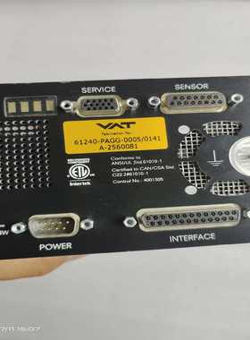 议价VAT阀门61240-PAGG-0005/0141二手拆机