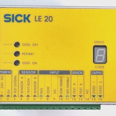 SICK LE202611 Safety Switching Amplifier IdentNo 6020340