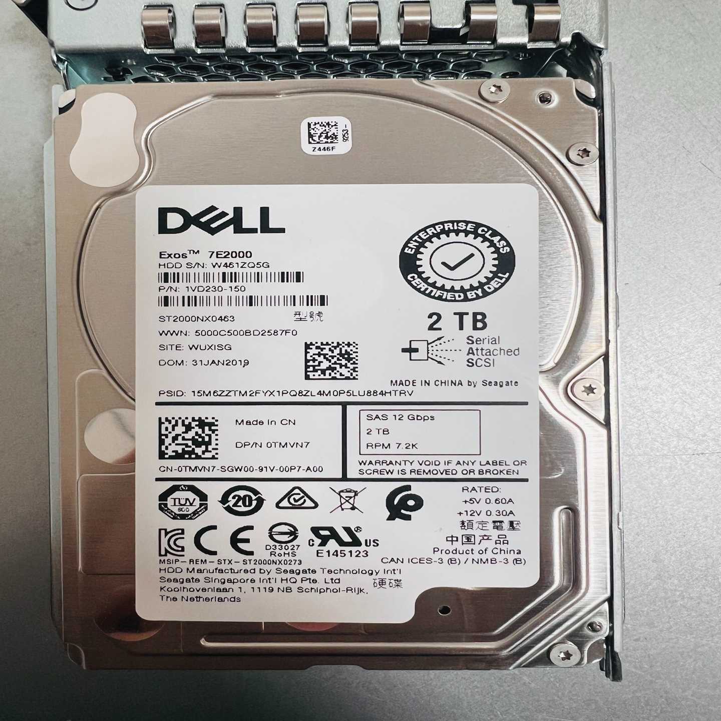询价戴尔Dell2TSAS2.5寸12G服务器企业级硬盘0