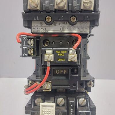 Allen Bradley 509AOB Arrancador Ser.B Tamao 0 18 AMP MX. 600