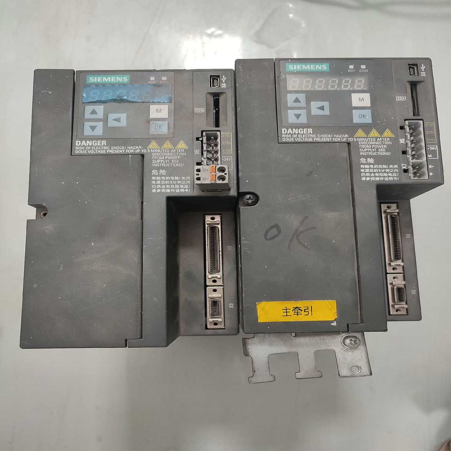 伺服驱动器6SL3210-5FE12-0UA0正常拆