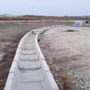 水泥U型槽排水沟排水渠流水槽流水渠混凝土U型水渠预制成品排水槽