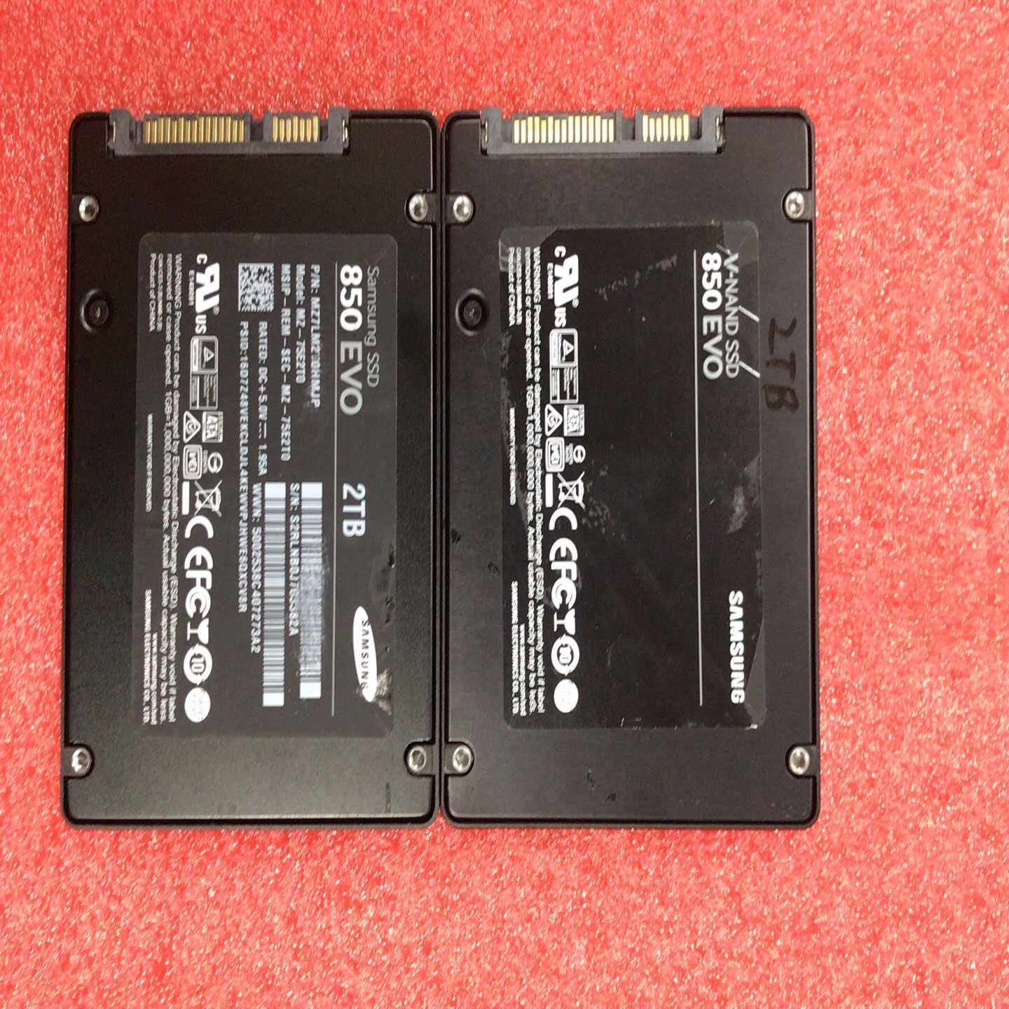 三星850EVO2TB固态硬盘，sata接口，--议价商品