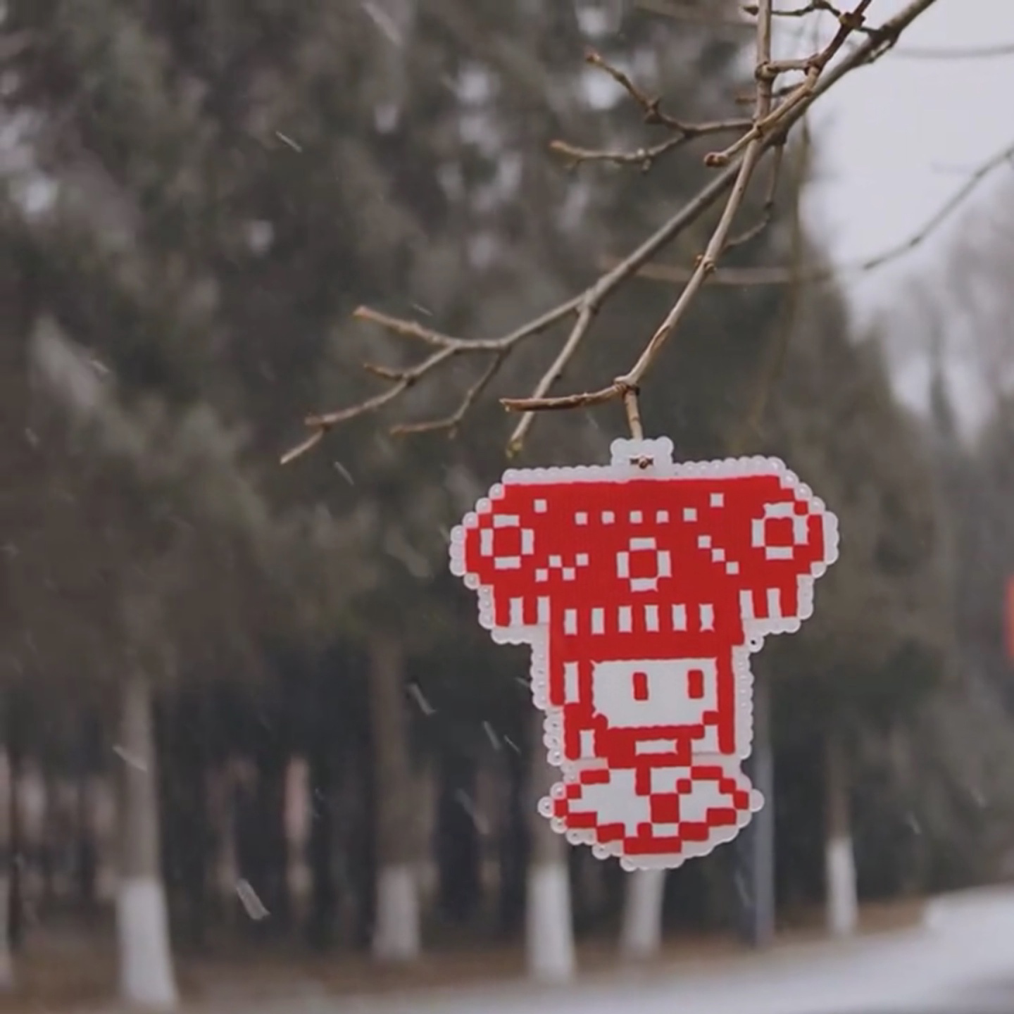 小红书抖音同款定制拼豆可爱冰箱贴热卖手工拼豆品钥匙挂件