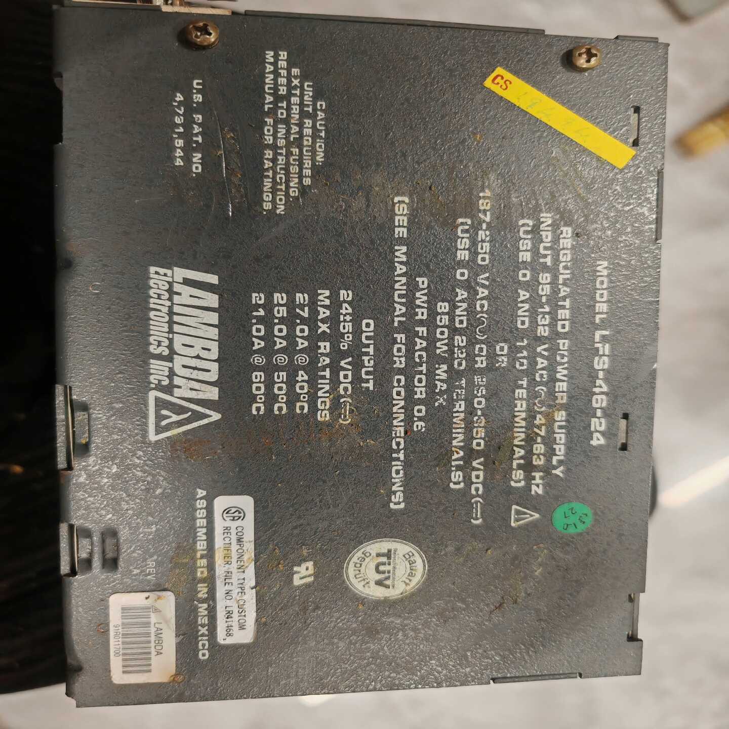 （洋洋设备）LAMBDA设备电源LFS一46一24，成色不错，功能包