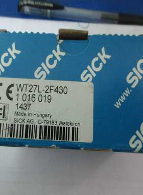 全新SICKWT27L-2F430现货*--议价商品