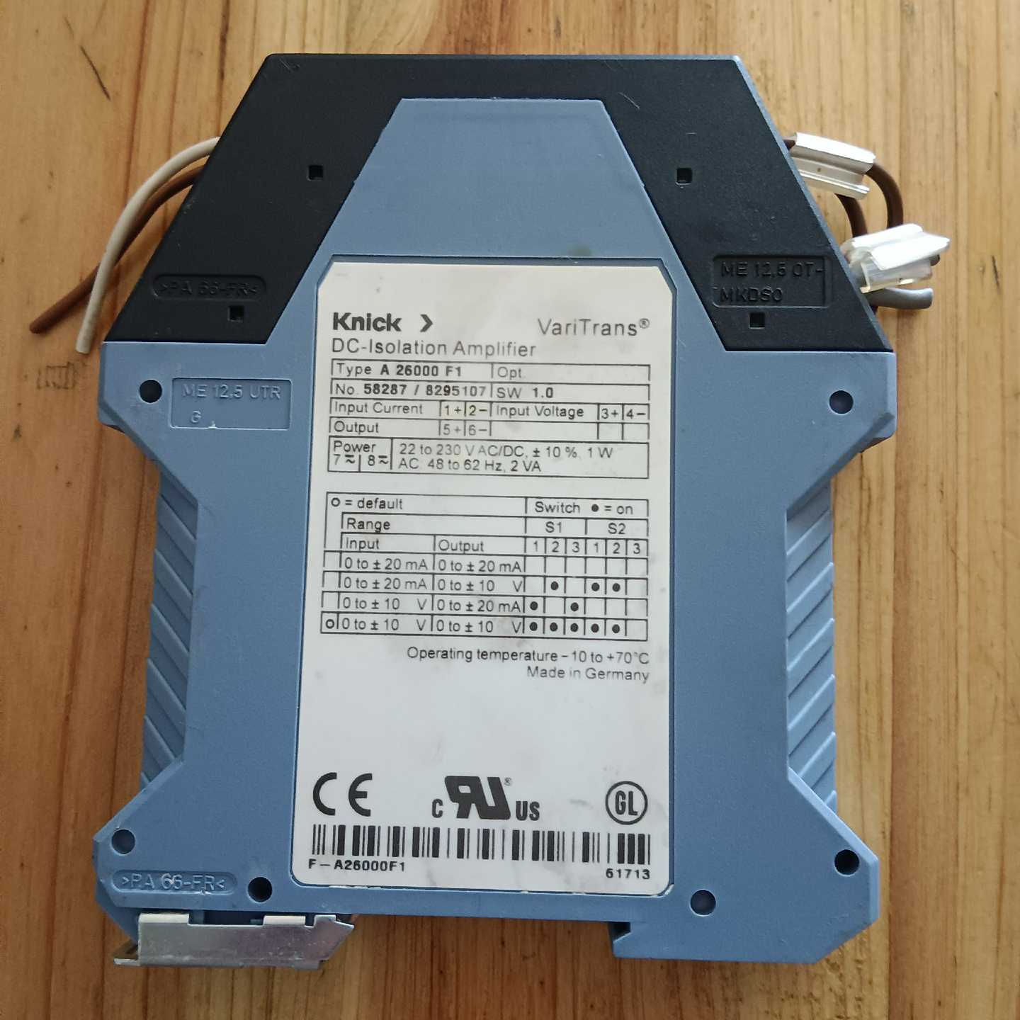 KnickA26000F1科伲可VariTrans控询价