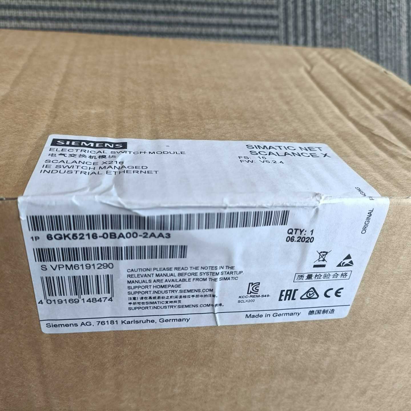 售前询价询价-6GK5216-0BA00-2AA3