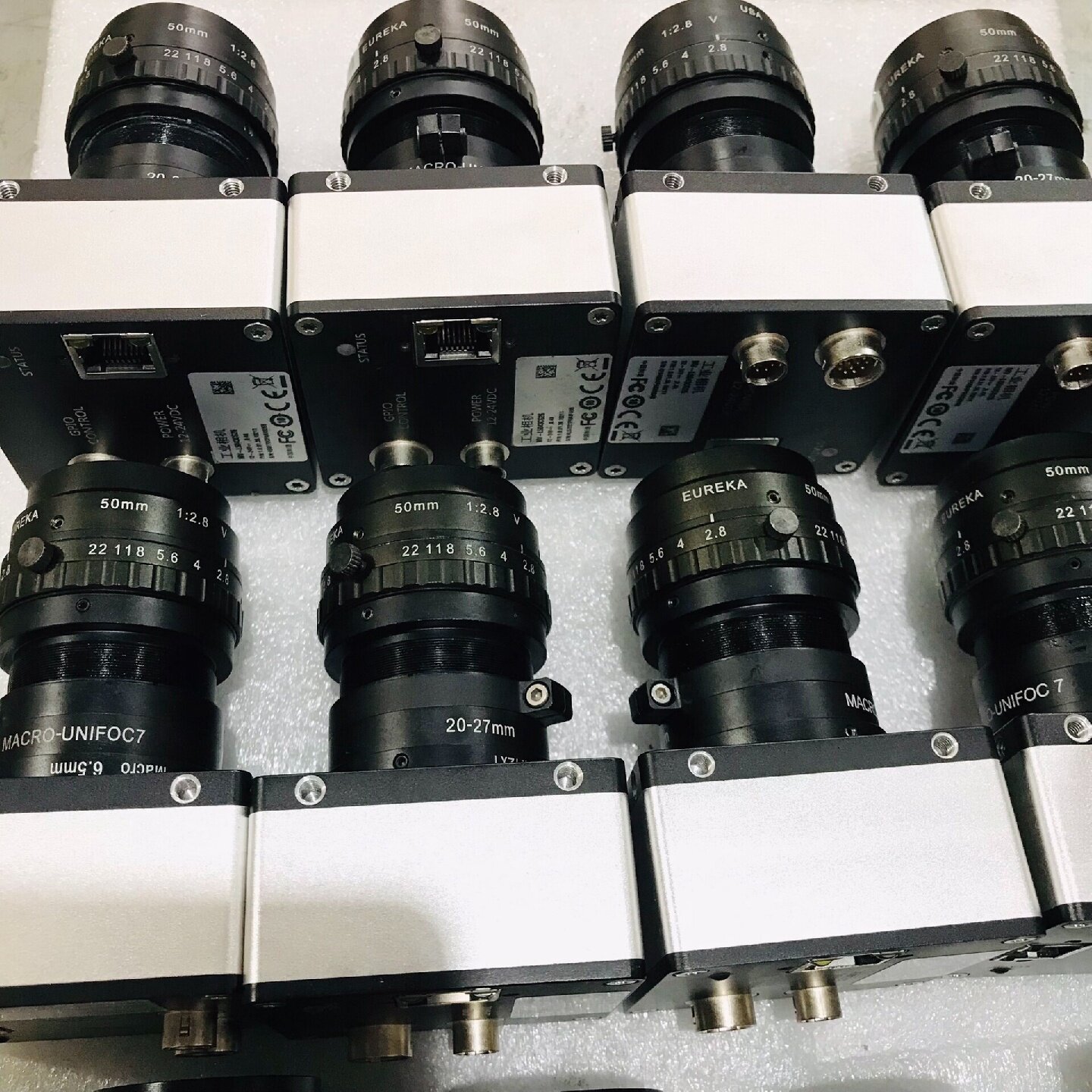 大华线扫相机4K彩色带50mm镜头型号MVL5043