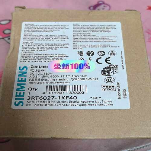 3RT6027-1KF40 接触器。。所见所得~询价