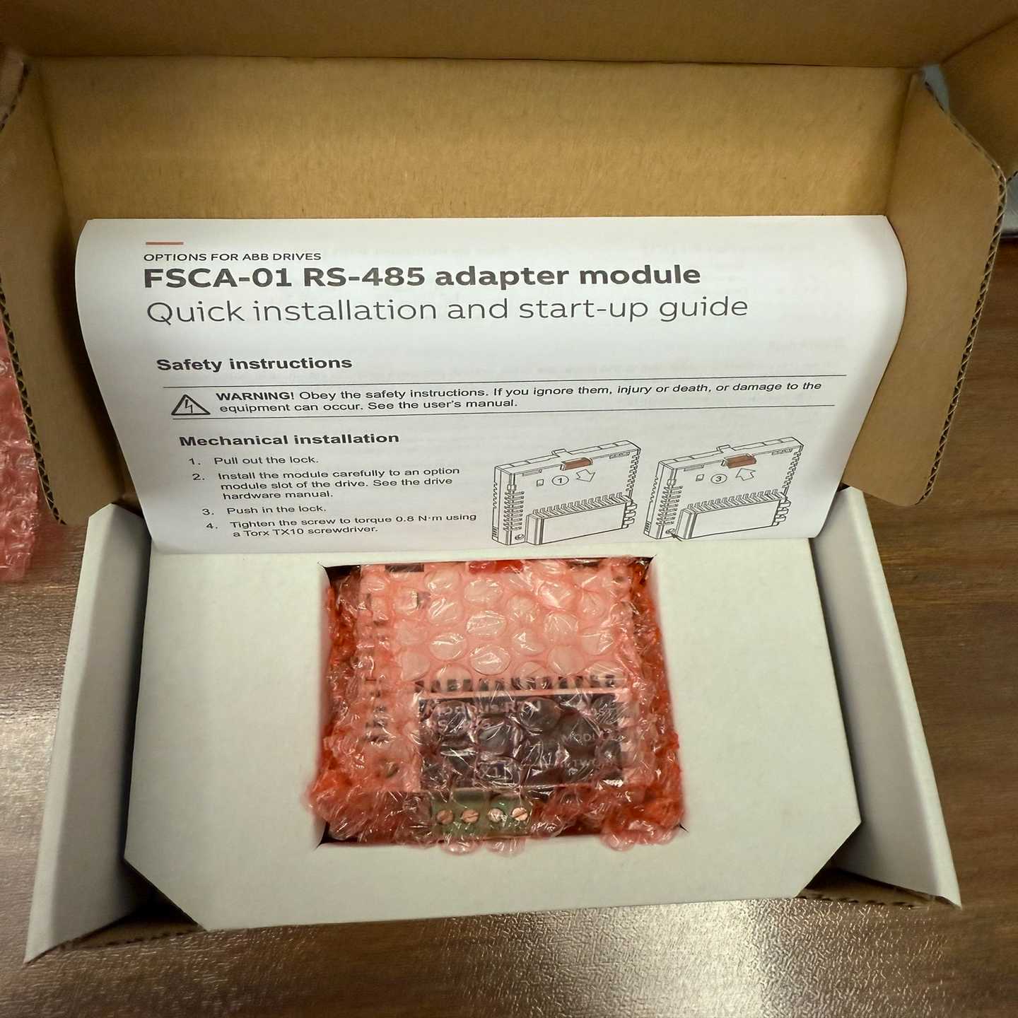 FSCA-01全新ABB变频器RS485通讯模块，新款库存-议价